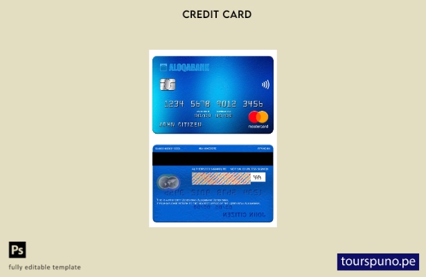 lista para imprimir plantilla de mastercard Aloqabank de Uzbekistán